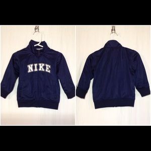 Nike Vtg Nike Spelled Out Zip Up Track Jacket